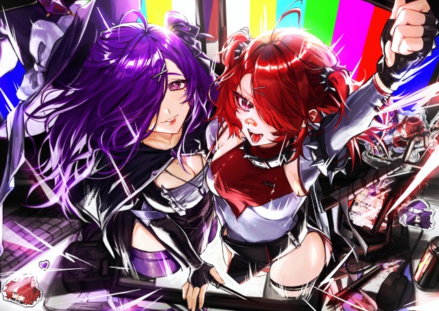 個人製作　一枚絵イラスト