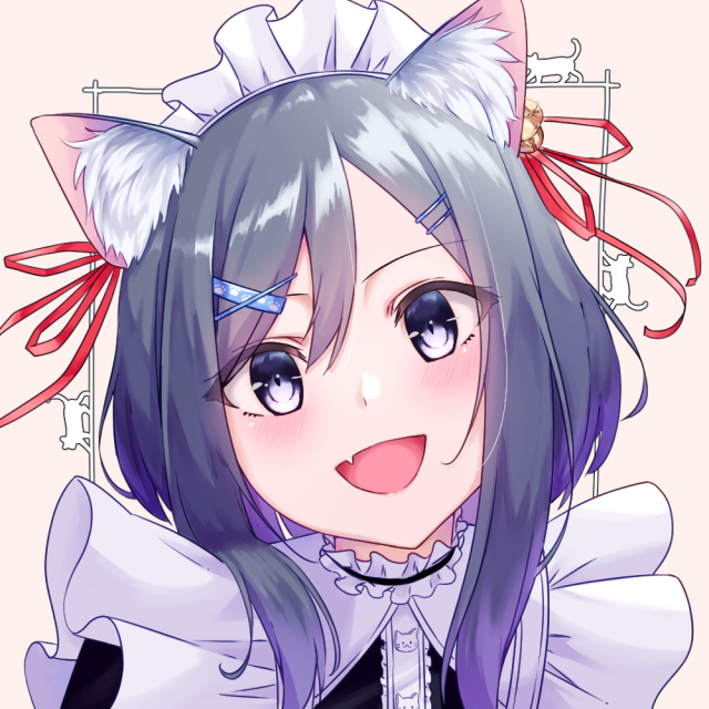 【アイコンサンプル】猫耳メイド