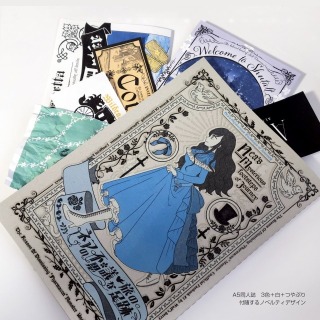 A5同人誌　特色３色＋白＋つやぷり