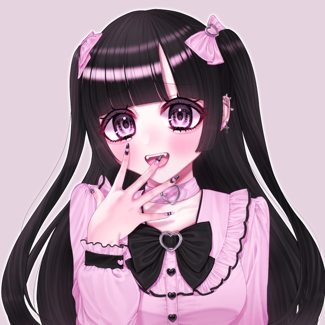 【趣味絵】地雷系女子🎀⛓