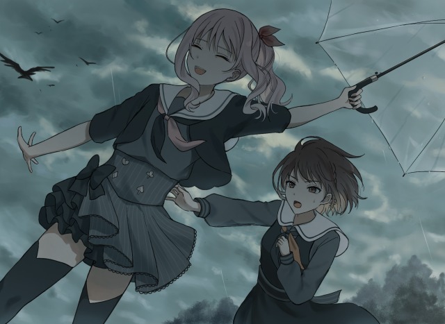 背景付きイラスト