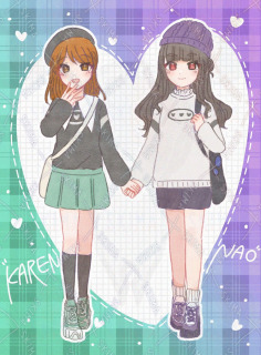 簡易背景全身イラスト