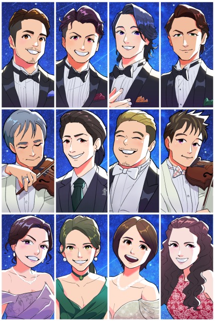 似顔絵（アニメ風リアル）