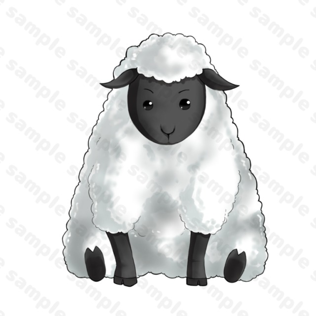 デフォルメ_羊