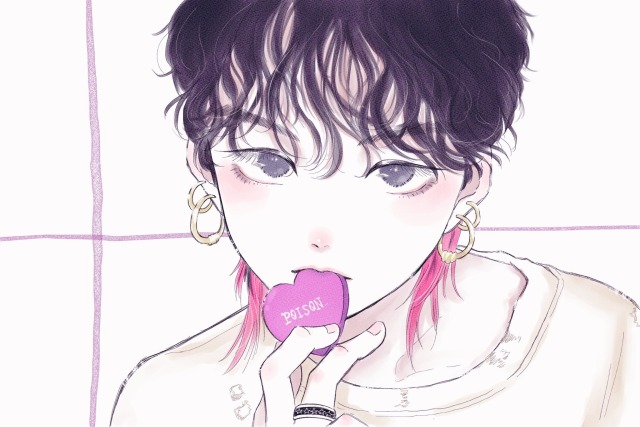 男性　似顔絵　アイコン