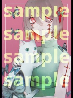 中華少女と猫