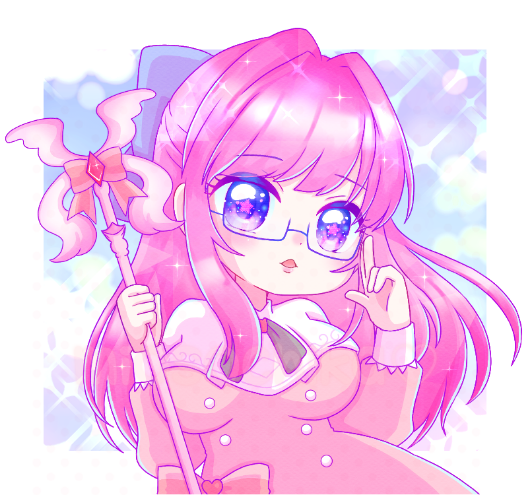 メガネの魔法少女