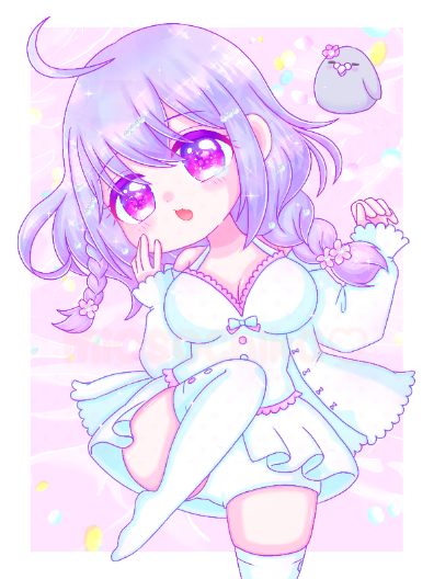 寝っ転がる女の子