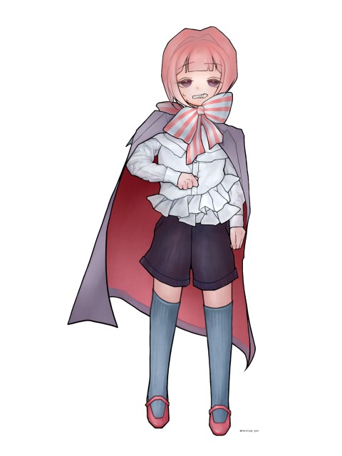 ピンク髪の少年