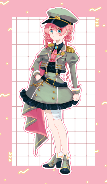 軍服ロリータ風衣装