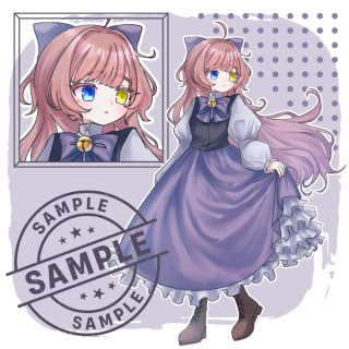 サンプル：10代前半の女の子