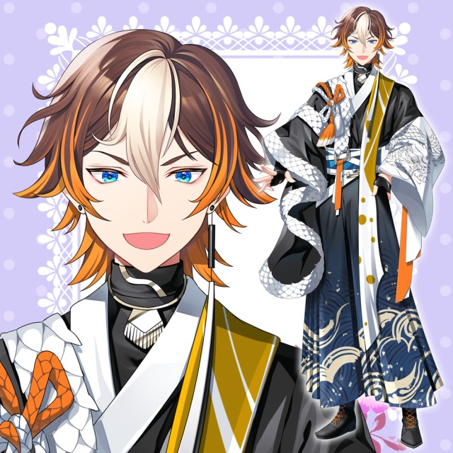 IRIAM用に描かせていただいたイケメンさん立ち絵