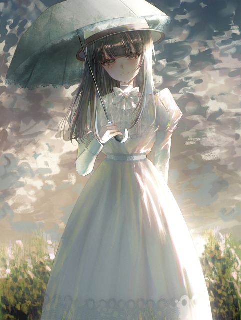 1枚絵　全身　背景　サンプル