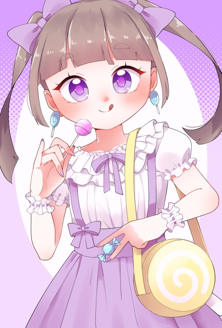 お菓子と女の子