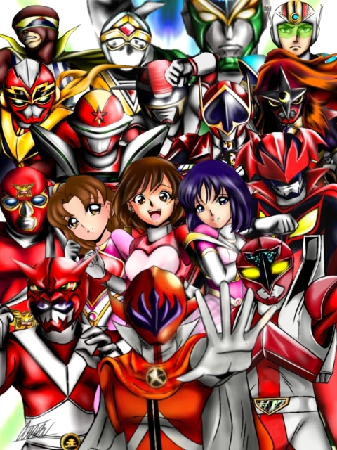 私用イラスト『凰太郎ヒーローWORLD』