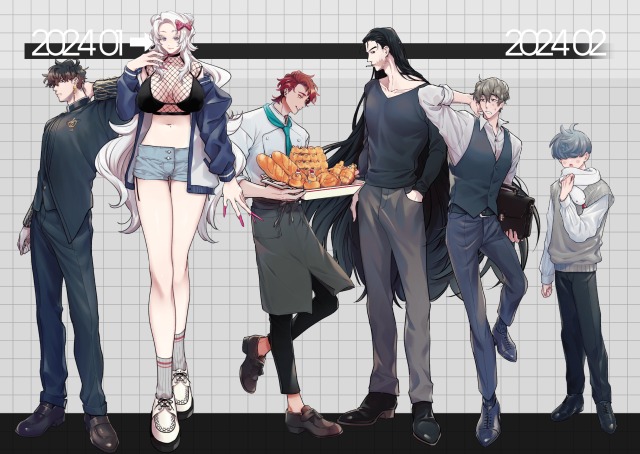 2024年上半期立ち絵