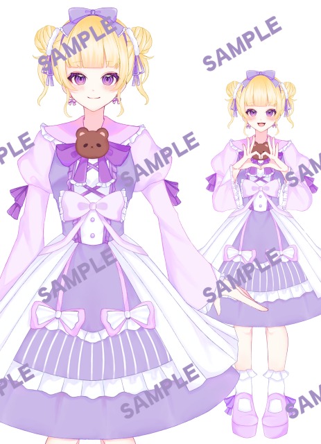 立ち絵イラスト依頼サンプル