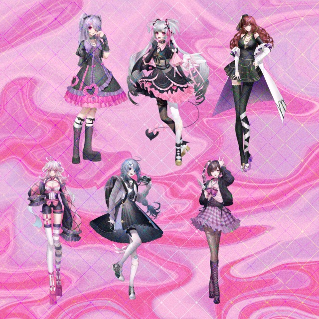 オリジナル立ち絵イラスト