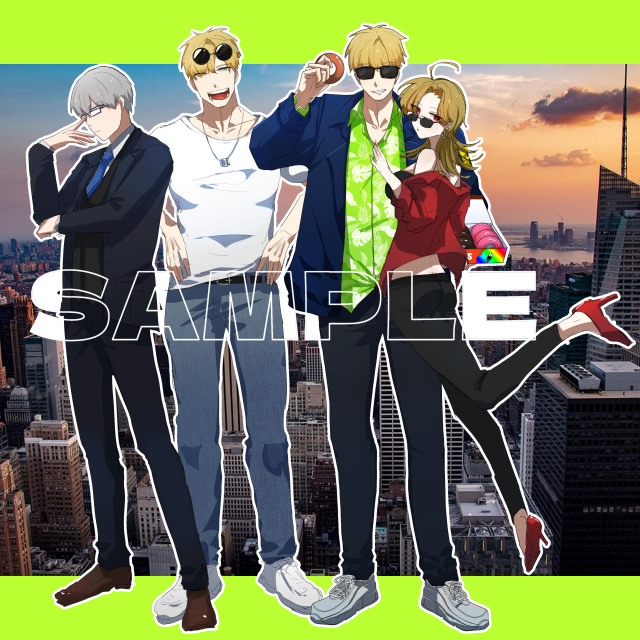 立ち絵サンプル(アニメ塗)