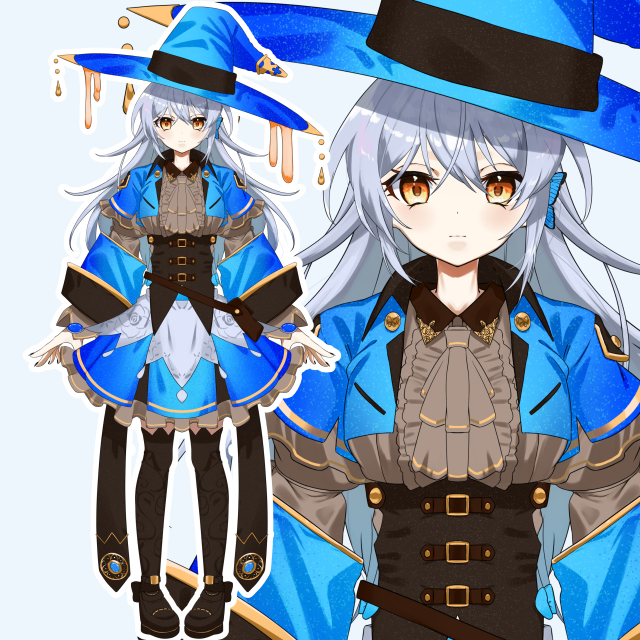 見本用Vtuberモデル立ち絵