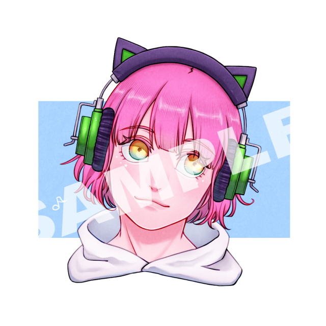 オリジナルキャラクター頭部