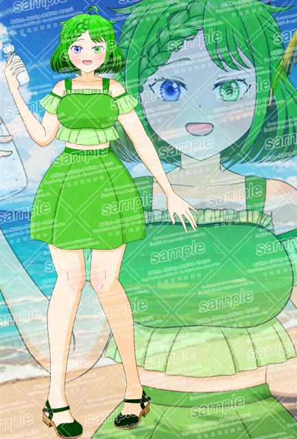 IRIAM用等身立ち絵 水着姿