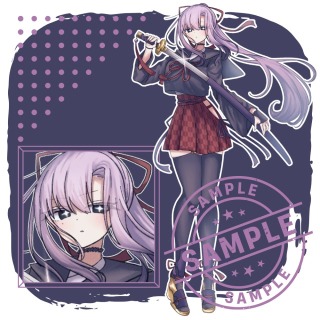 サンプル：長身の女の子（刀）