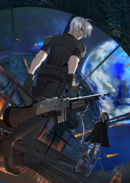 背景込み一枚絵