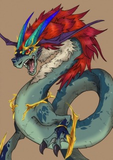 ドラゴン、モンスター、動物