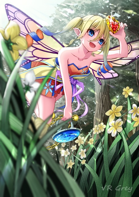 一枚絵サンプル(キャラクター＋背景)