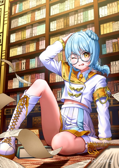 一枚絵サンプル(キャラクター＋背景)