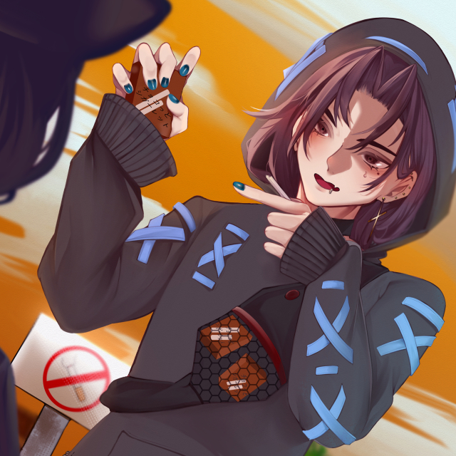 ダウナー系男子イラスト