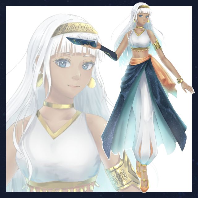 【全身立ち絵】アラビアン占星師