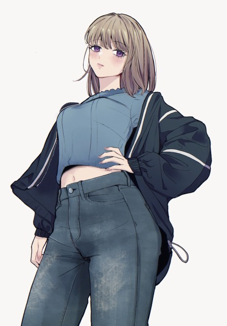 膝上イラストサンプル(背景なし)