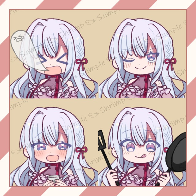 スタンプ10点の作成