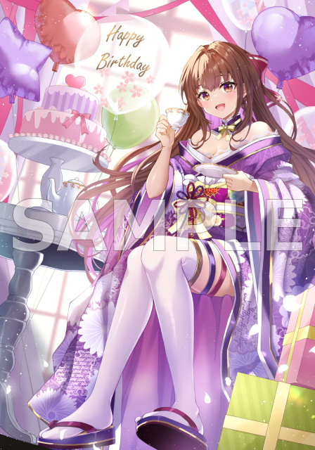 VTuber 涙uRUiii様 お誕生日記念イラスト