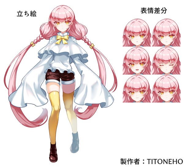 キャラクター立ち絵、グッズイラスト