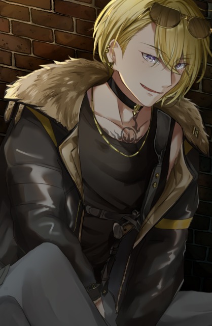 【サンプル】イラスト（胸上〜腰上）　1人