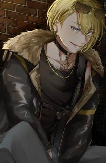 【サンプル】イラスト（胸上〜腰上）　1人