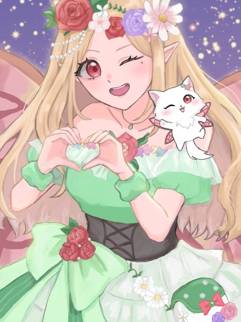 一枚絵(簡易背景)