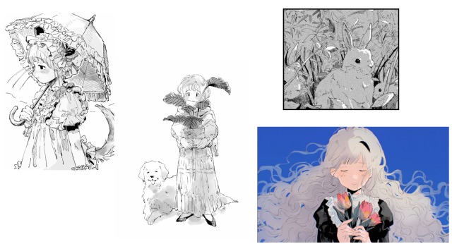 人物画（少女）