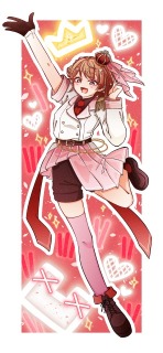 キラキラ立ち絵イラスト