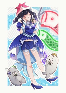 キラキラ立ち絵イラスト