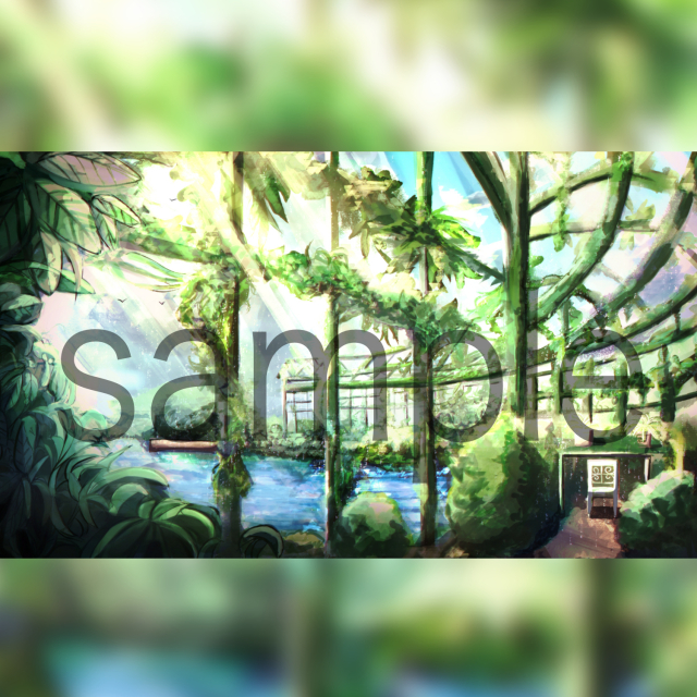 背景　イラスト　ポートフォリオ