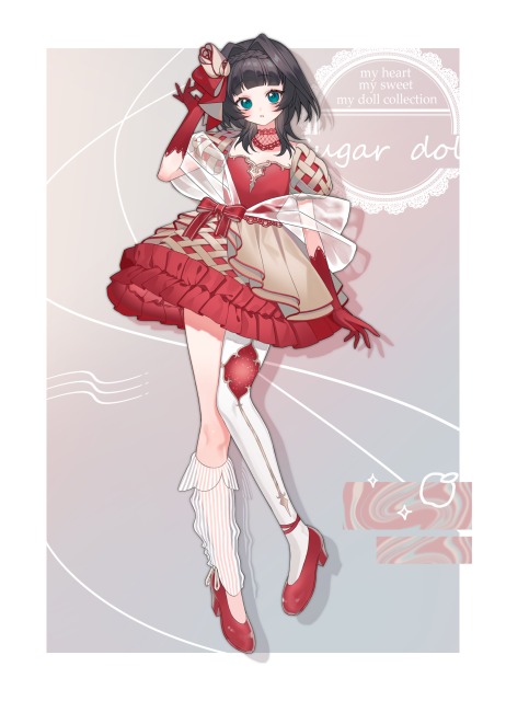 アップルパイ擬人化立ち絵