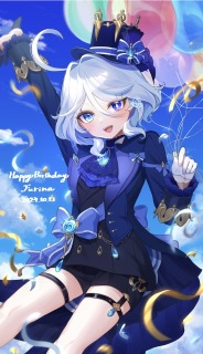 2024年フリーナ誕生日イラスト