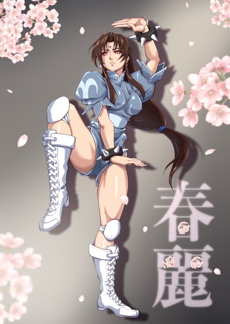 ストリートファイターⅡV サイバーウォリア春麗&times;桜