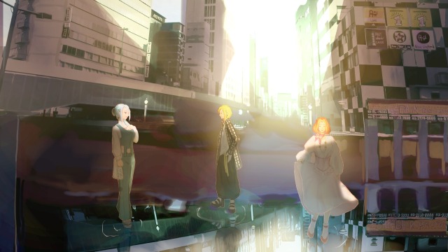 背景メインキャラクターサブの1枚絵