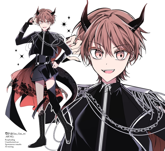 立ち絵・サラマンダーな男の娘