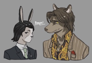 二次創作・獣化イラスト